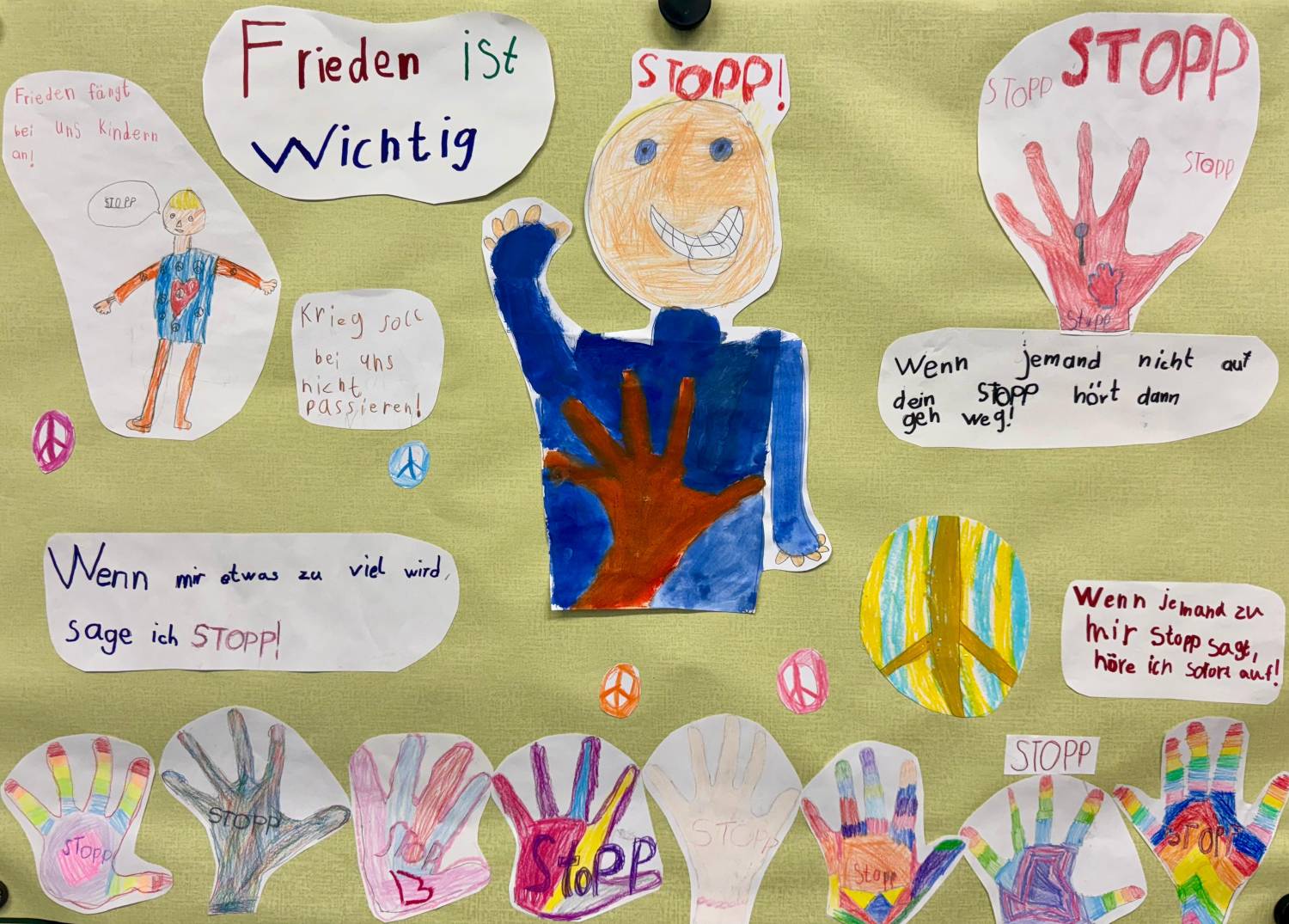 BNE-FreiDay Aktion: Frieden an der Loschgeschule